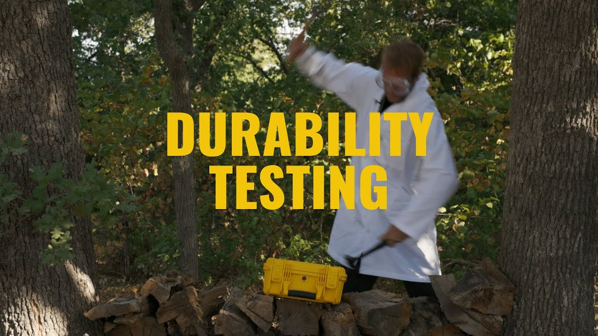 Durability testing: hammers, falling oak and a hot tub